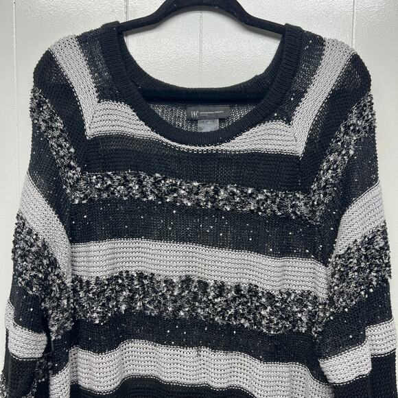 INC International Concepts Womens Sweater Size 3X Sequin Party Event Evening - Picture 3 of 11